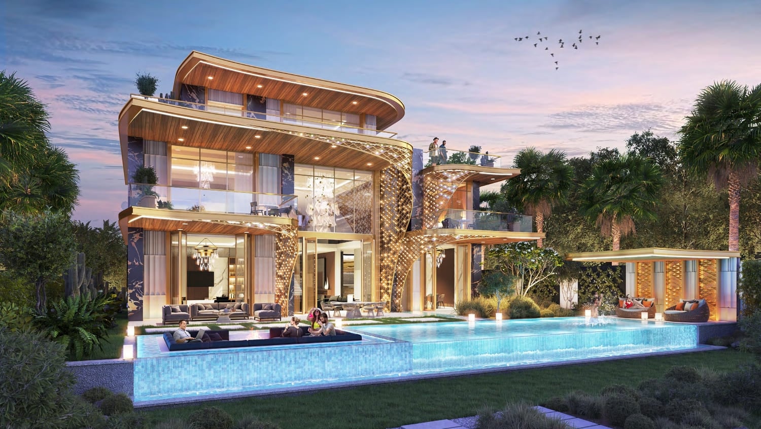 Damac Hills - Gems Estates, image 5 of 12. Render supplied by developer.