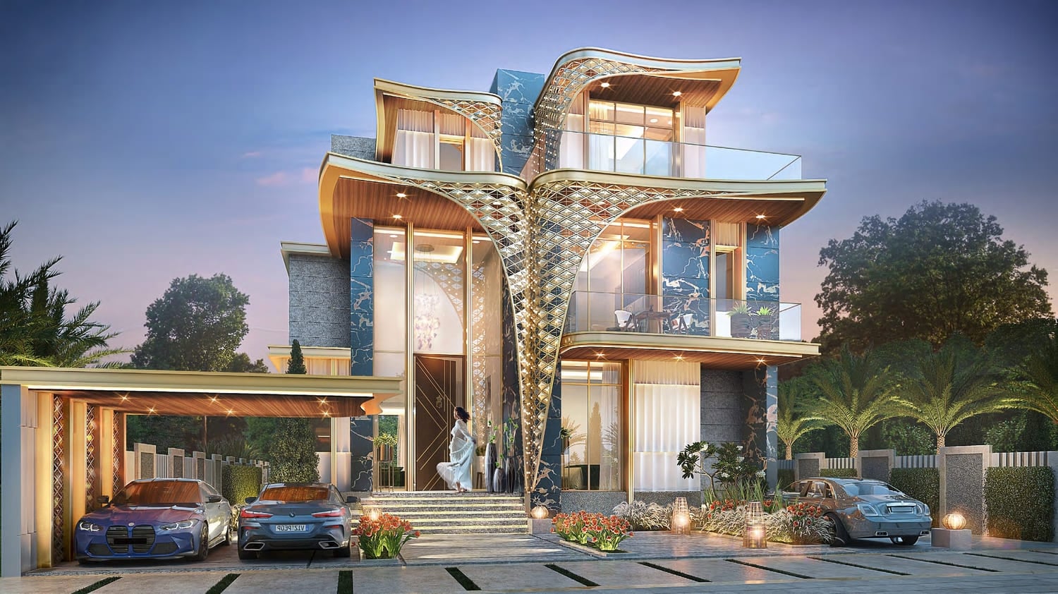 Damac Hills - Gems Estates, image 6 of 12. Render supplied by developer.
