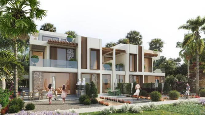 Damac Lagoons Marbella, image 1 of 7. Render supplied by developer.