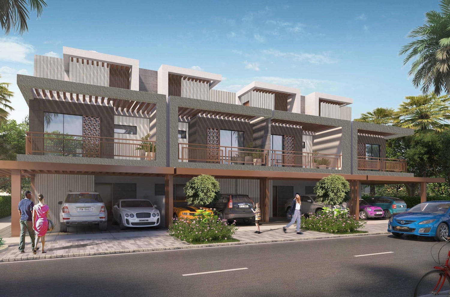 Verona by Damac, image 5 of 10. Render supplied by developer.