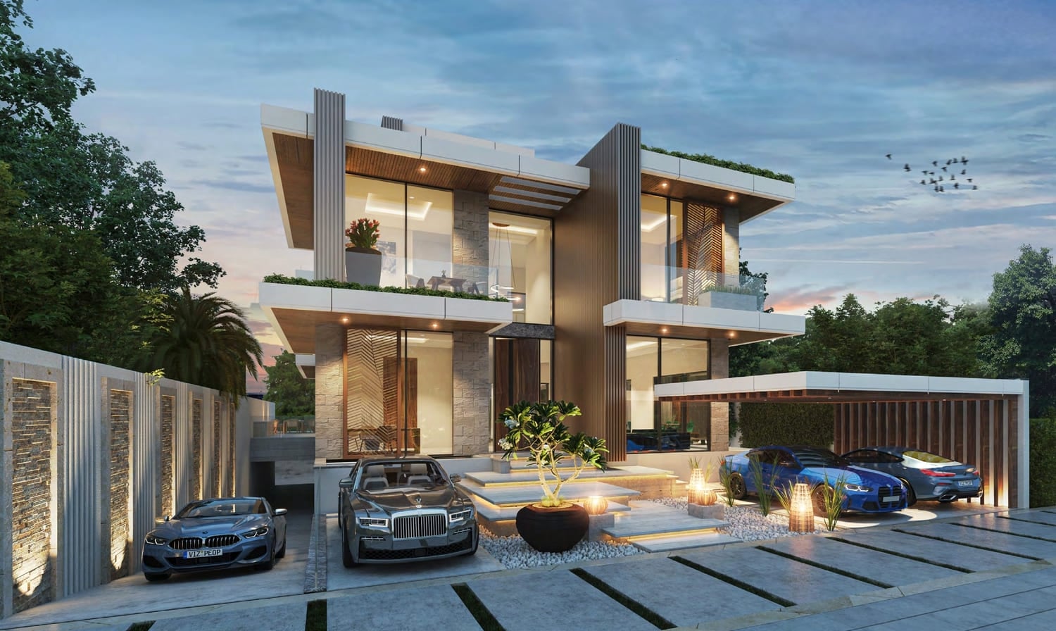 Damac Hills - Cavalli Estates, Damac Hills. Render supplied by developer.