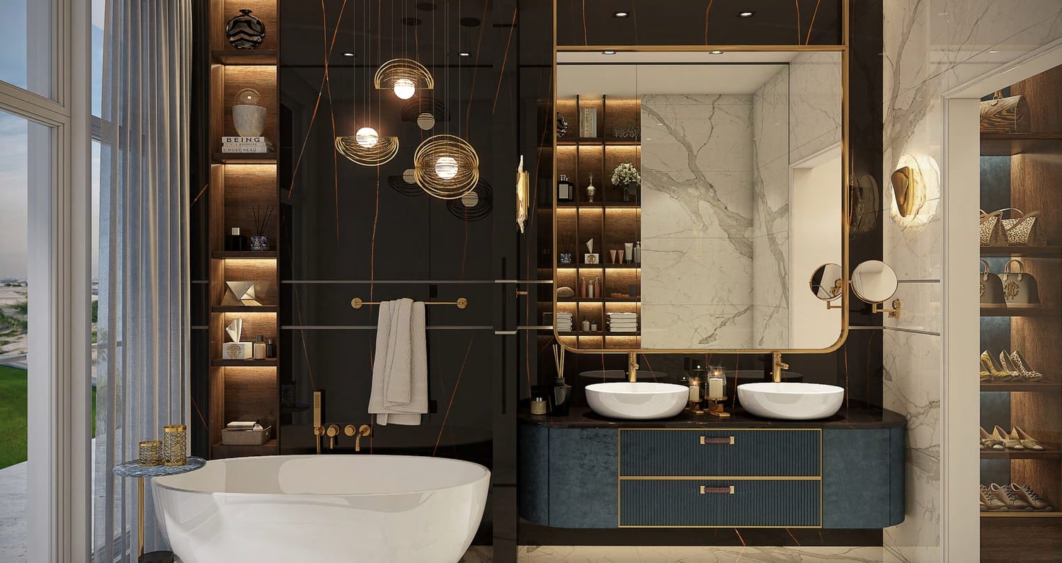 Damac Hills - Cavalli Estates, image 8 of 11. Render supplied by developer.