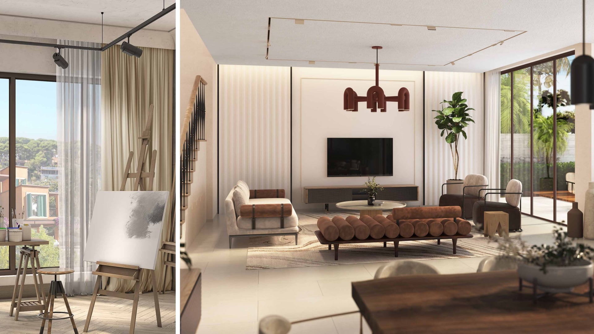 Damac Lagoons Monte Carlo by Damac, image 9 of 16. Render supplied by developer.