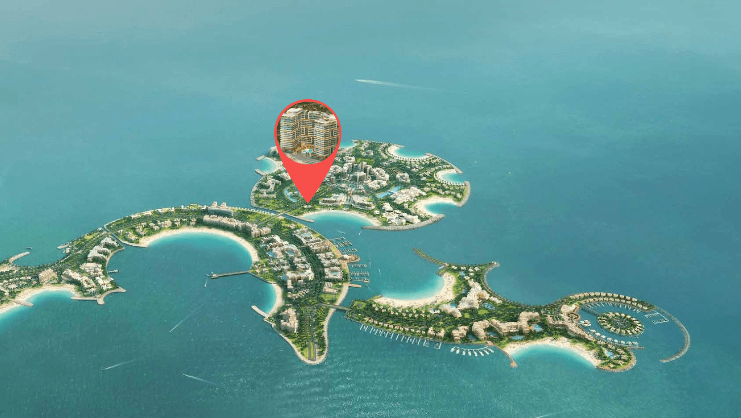 Shoreline by Damac, image 8 of 10. Render supplied by developer.