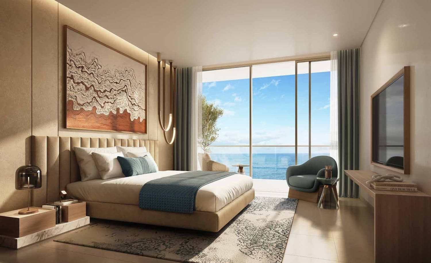 Shoreline by Damac, image 5 of 10. Render supplied by developer.