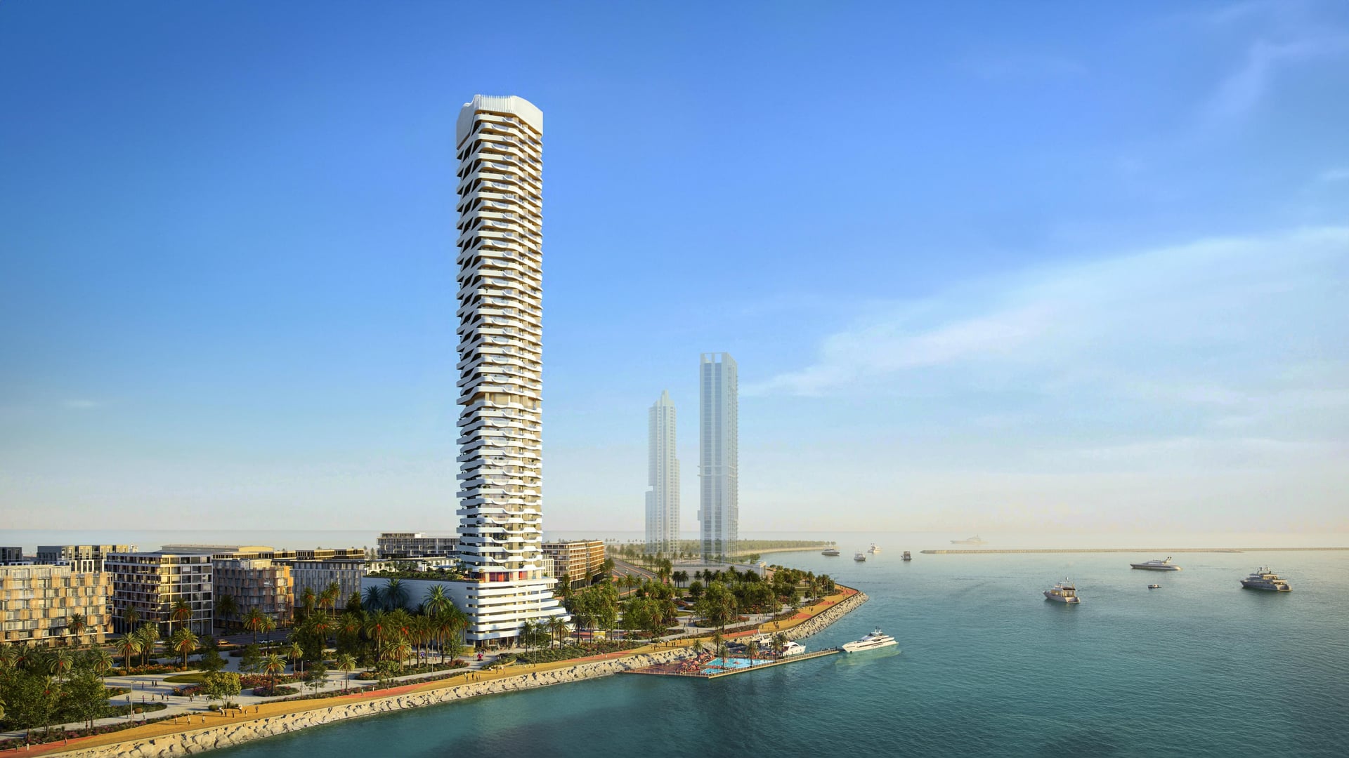 Coral Reef by Damac in Maritime City, render supplied by developer