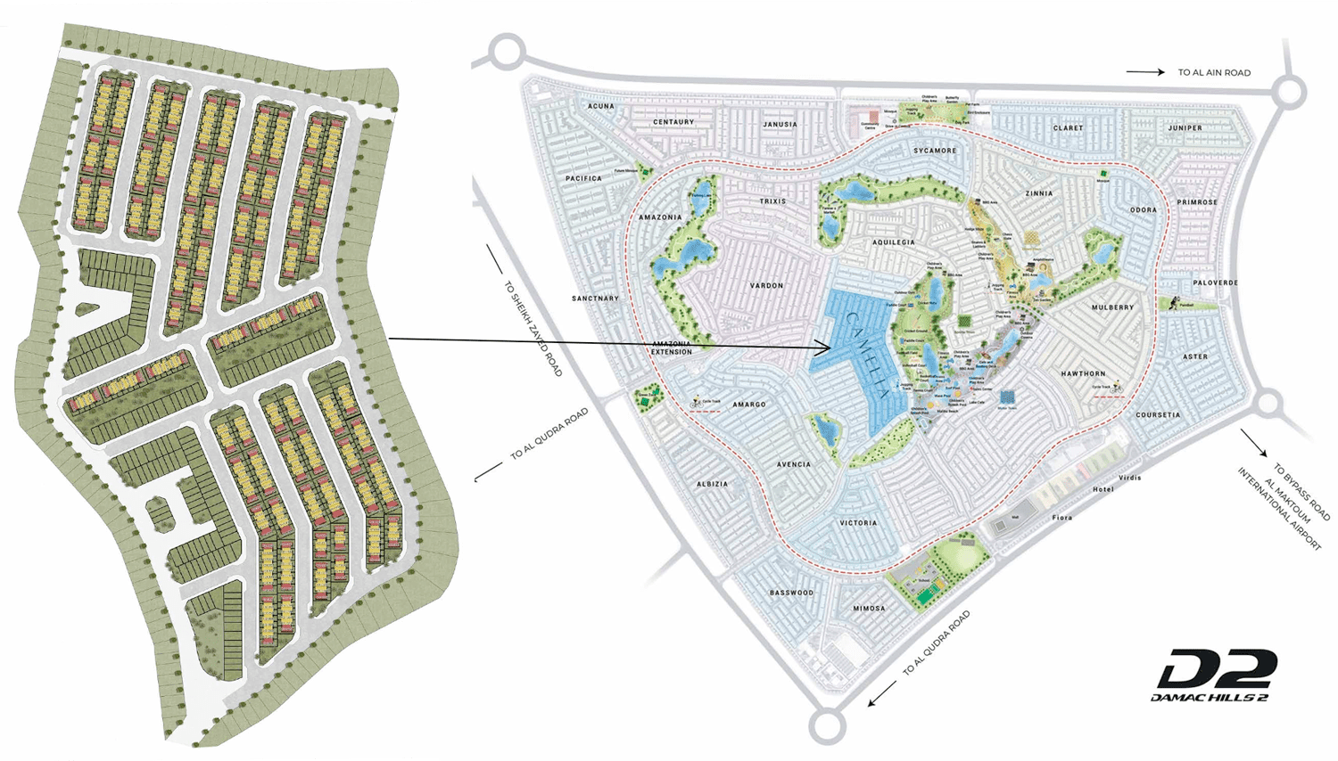 Damac Hills 2 - Camelia Villas, image 9 of 9. Render supplied by developer.