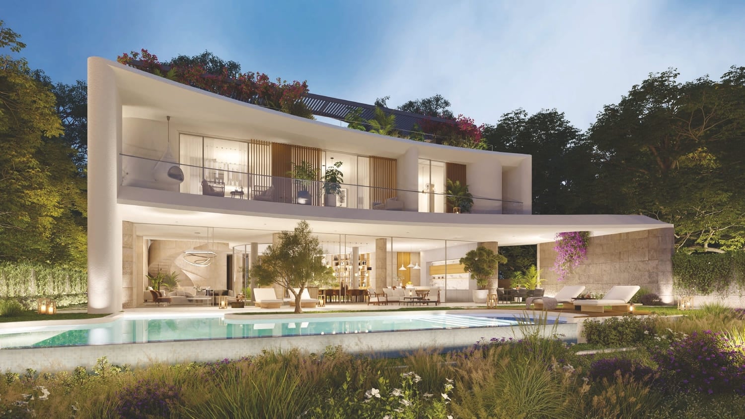 Serenity Mansions by Majid Al Futtaim, Tilal Al Ghaf. Render supplied by developer.