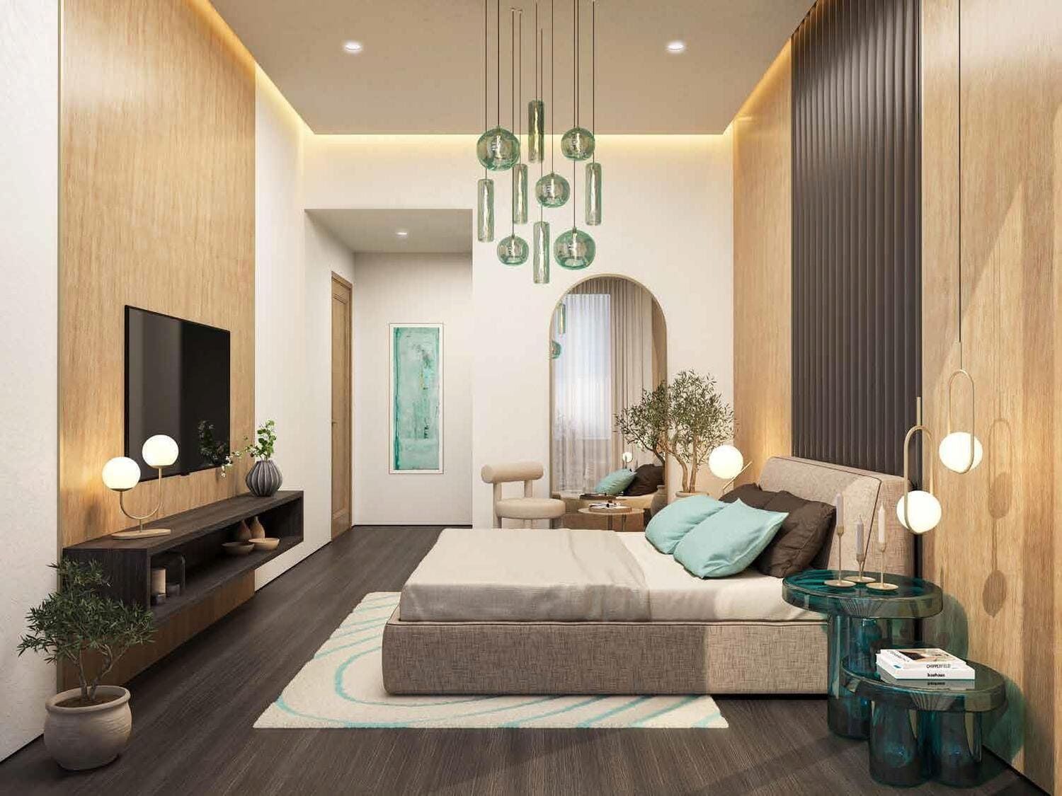 Damac Lagoons Views by Damac, image 3 of 6. Render supplied by developer.
