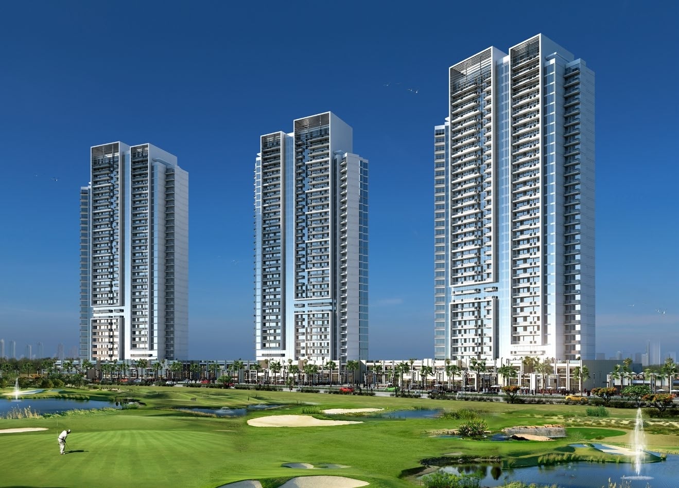 Damac Hills - Bellavista, Damac Hills. Render supplied by developer.