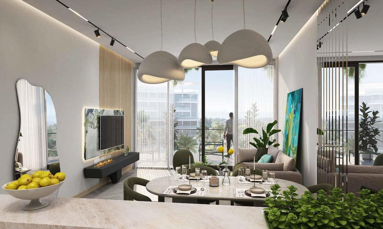 Damac Lagoons Views by Damac, image 5 of 6. Render supplied by developer.