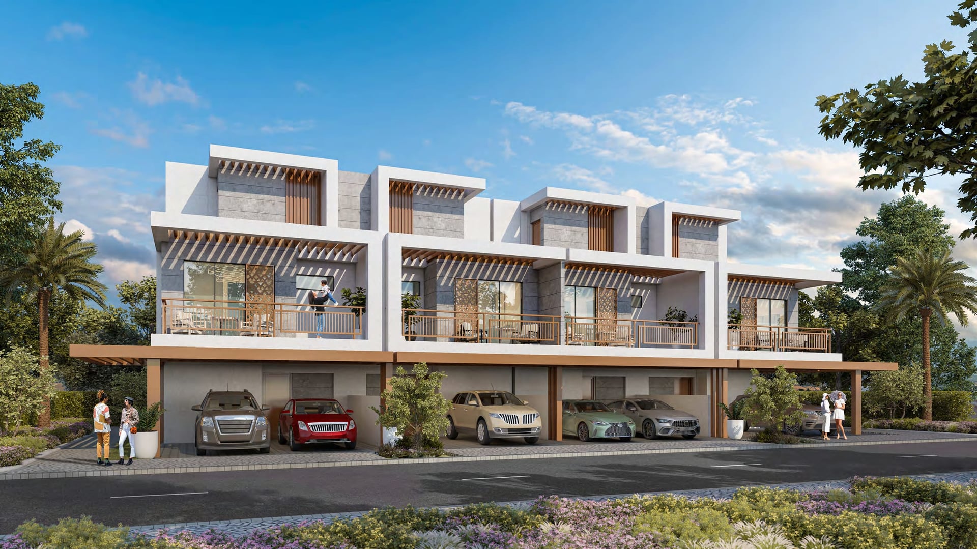 Natura by Damac in Damac Hills 2, render supplied by developer