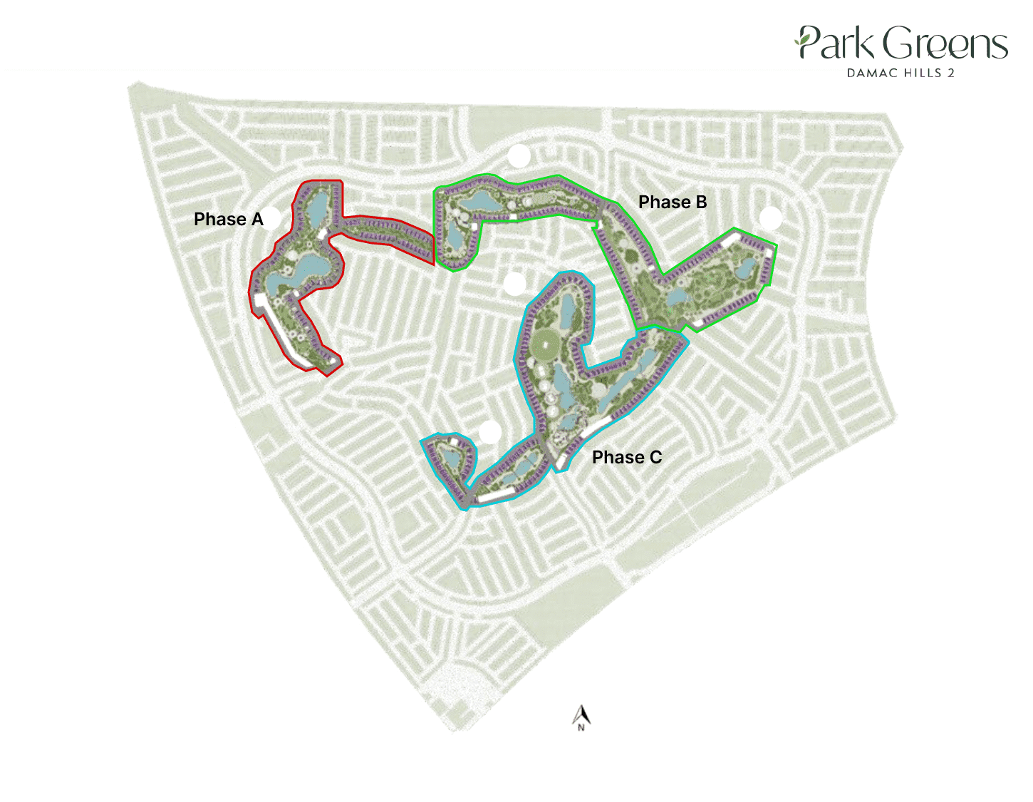 Damac Hills 2 - Park Greens by Damac, image 9 of 9. Render supplied by developer.