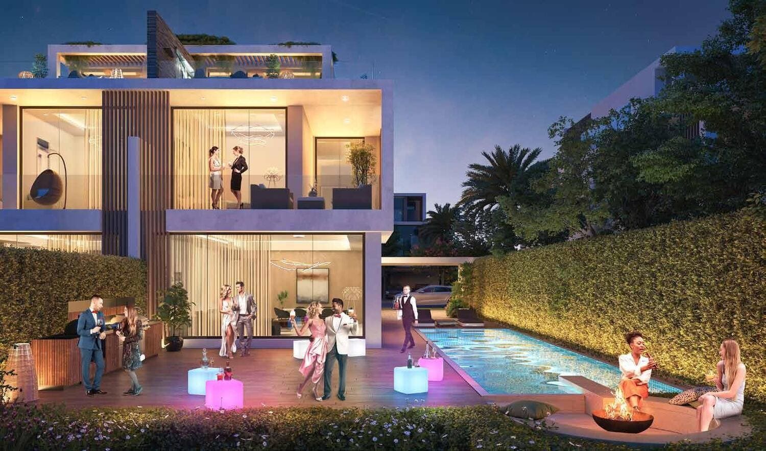 Damac Hills 2 - Park Greens by Damac, image 3 of 9. Render supplied by developer.