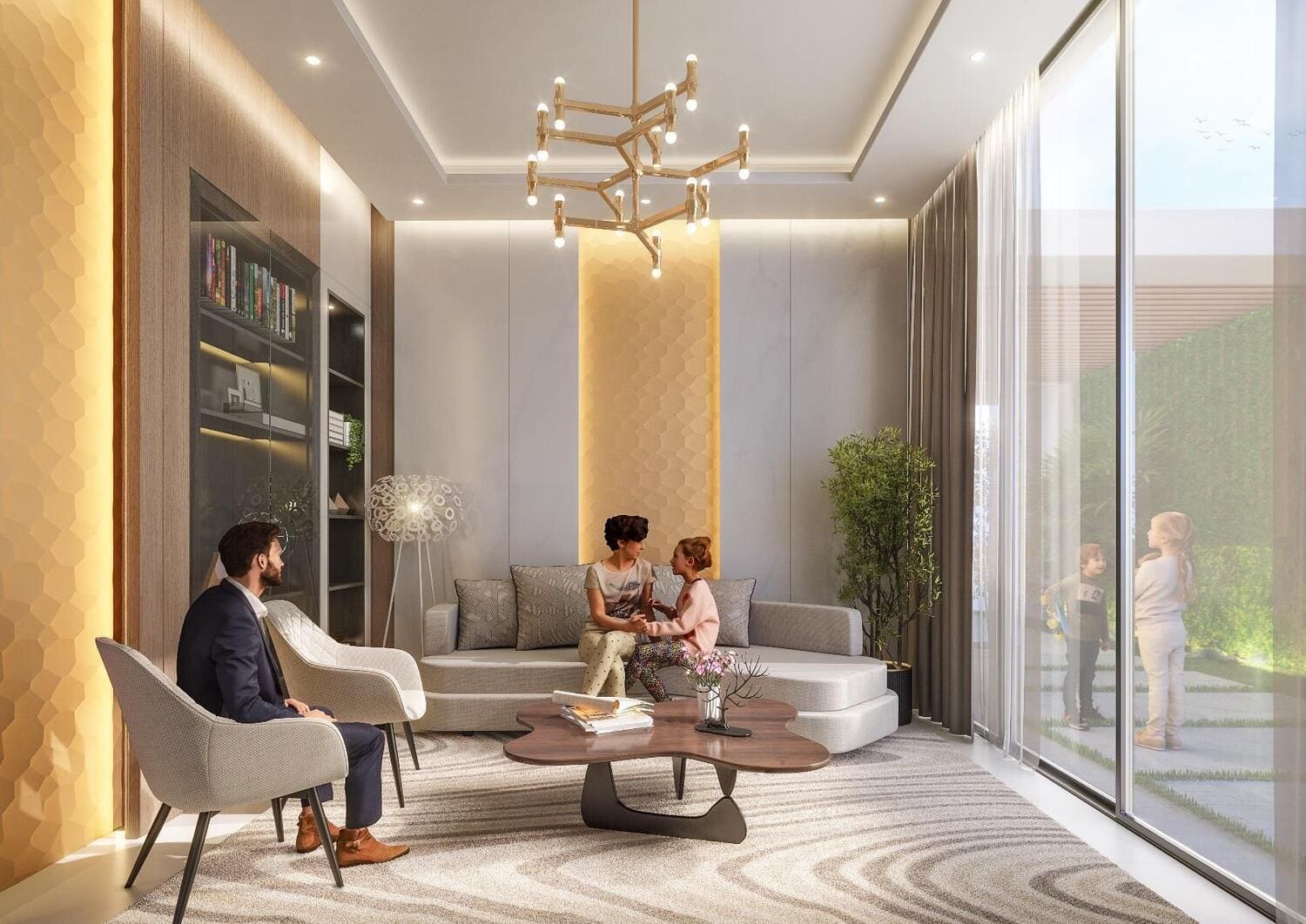 Damac Hills 2 - Park Greens by Damac, image 5 of 9. Render supplied by developer.