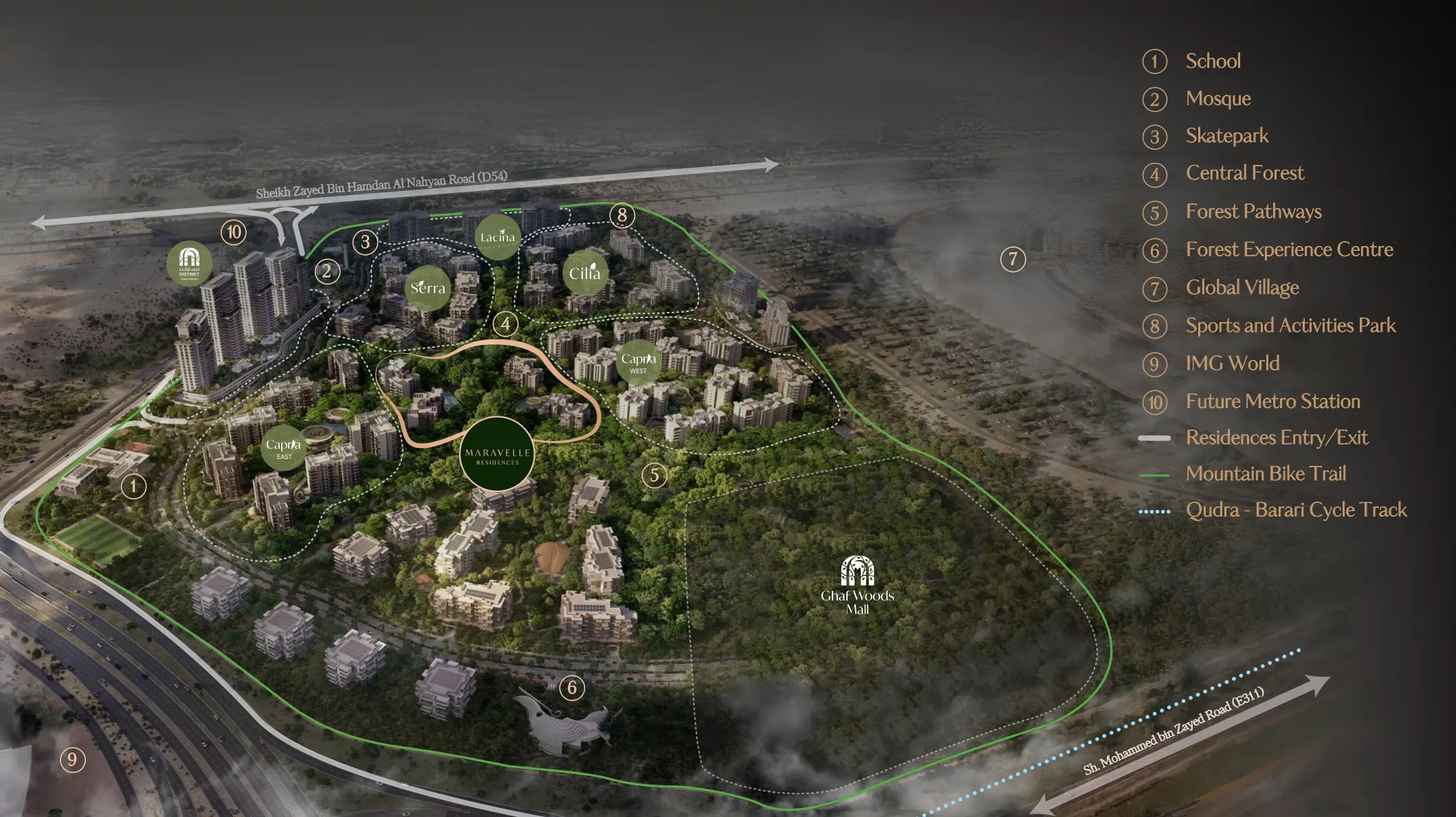 Maravelle Residences by Majid Al Futtaim, image 13 of 15. Render supplied by developer.