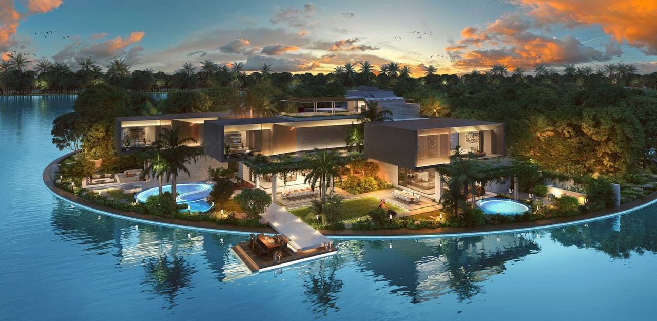 Lanai Island by Majid Al Futtaim, Tilal Al Ghaf. Render supplied by developer.