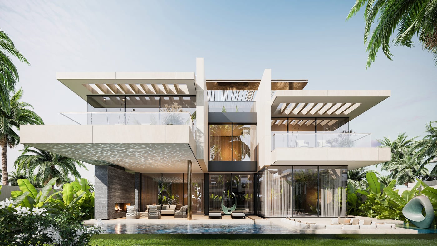 Mira Villas by Bentley Home, image 3 of 24. Render supplied by developer.