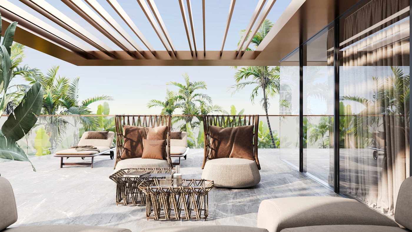 Mira Villas by Bentley Home, image 15 of 24. Render supplied by developer.