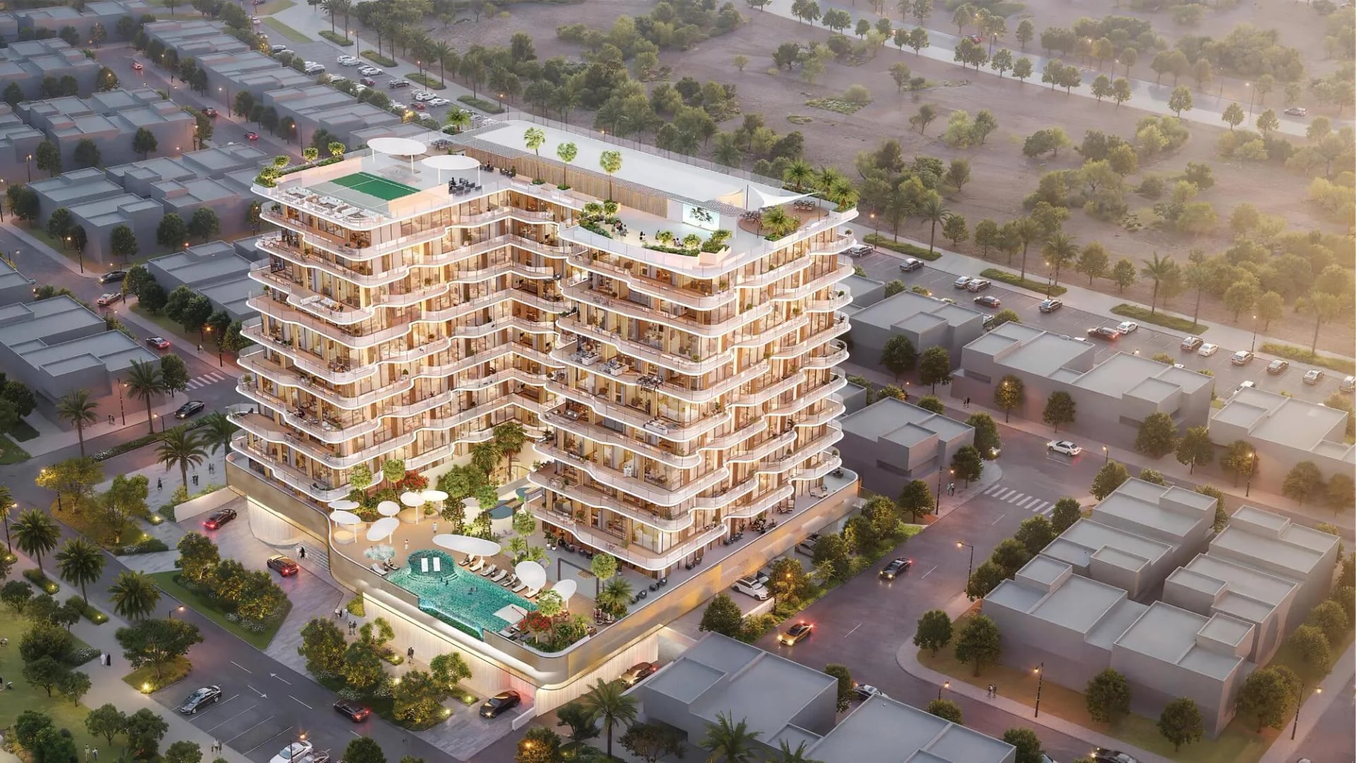 Marquis Horizon by Marquis Developers, Madinat Al Mataar. Render supplied by developer.
