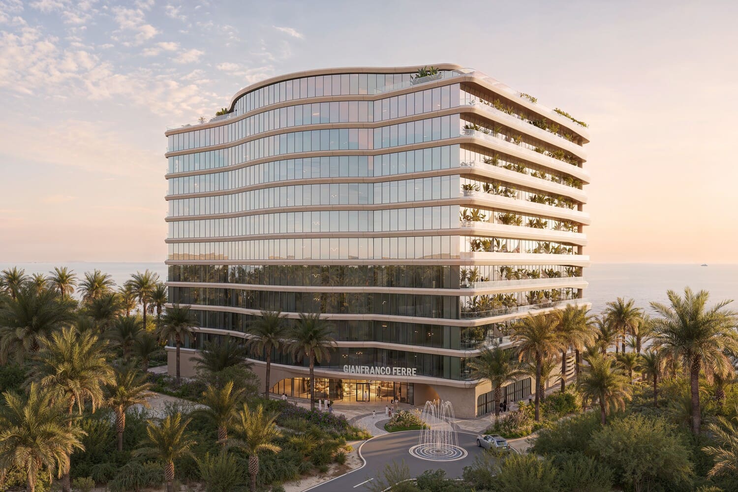 Gianfranco Ferre Residences by Mira Developments, image 1 of 13. Render supplied by developer.