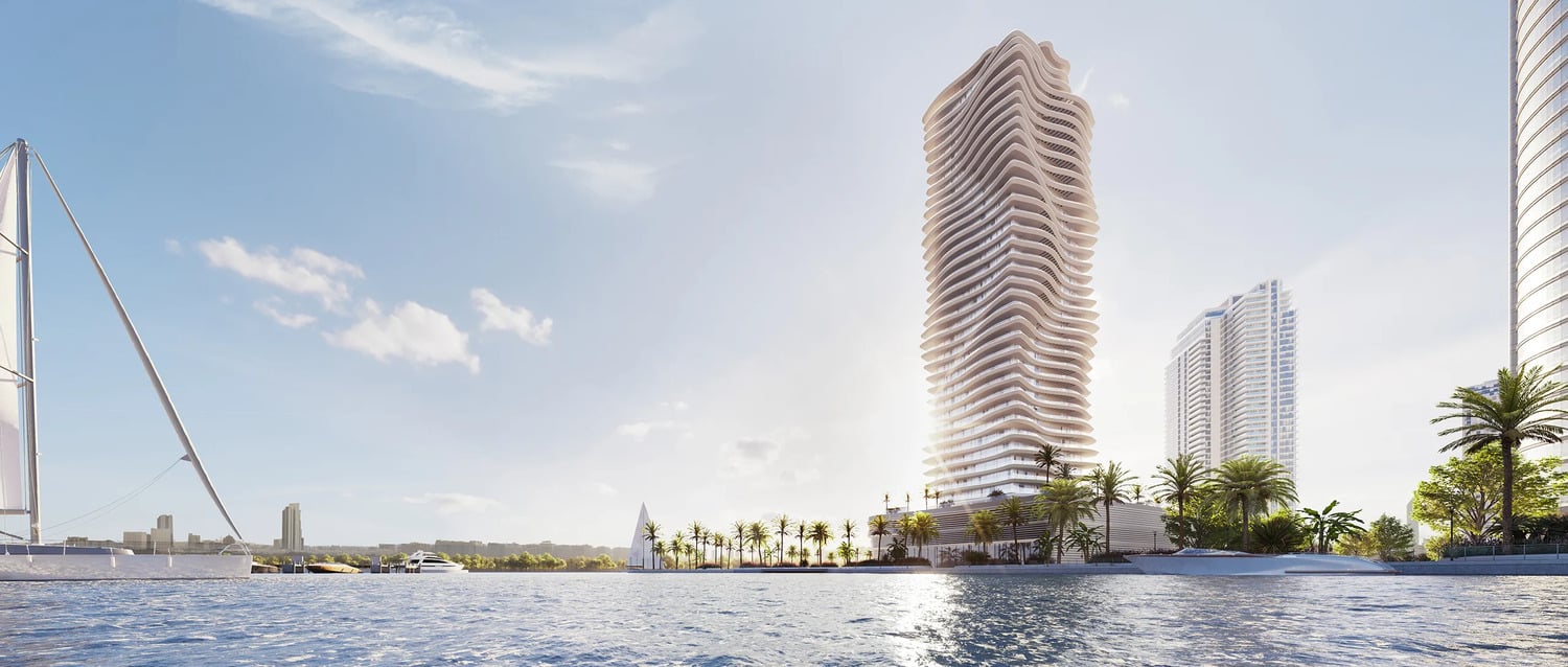 Elie Saab Waterfront by Ohana Development in Al Rawdah, render supplied by developer