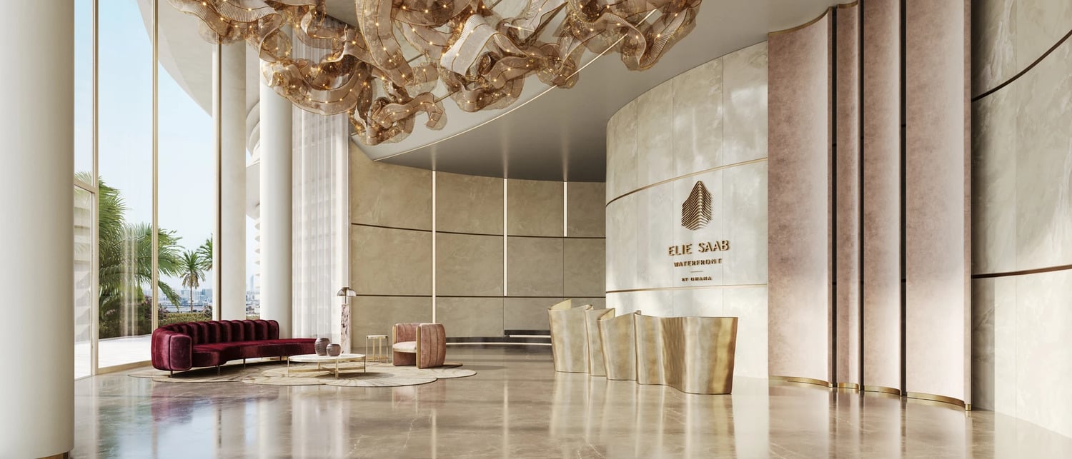 Elie Saab Waterfront by Ohana Development, image 21 of 21. Render supplied by developer.