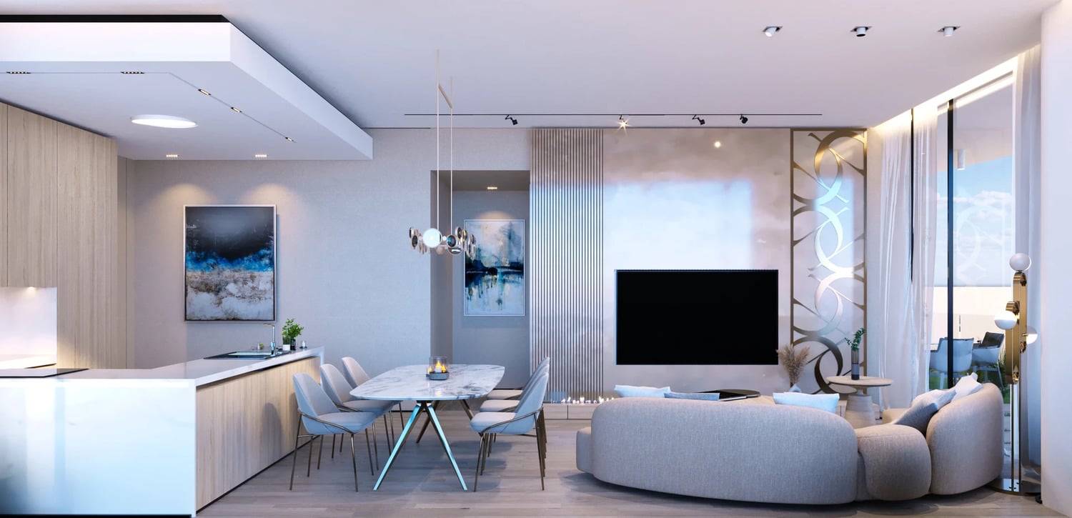 Elie Saab Waterfront by Ohana Development, image 9 of 21. Render supplied by developer.