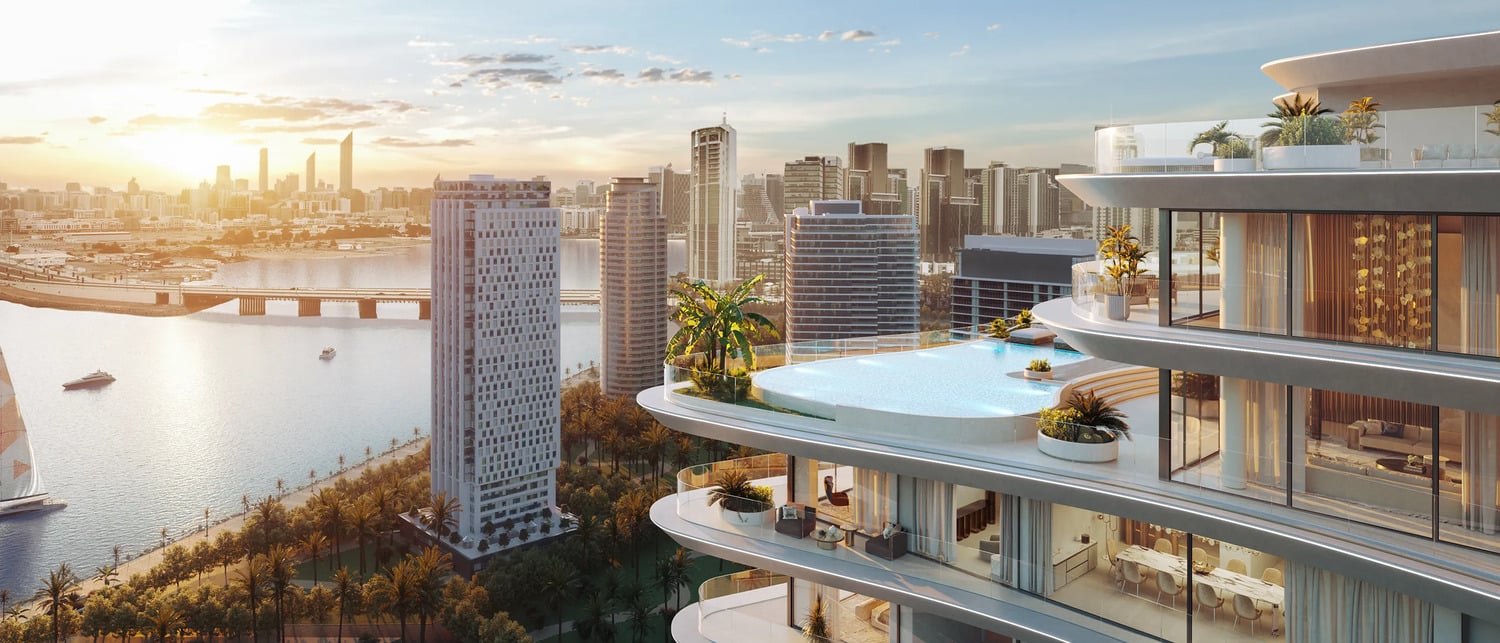 Elie Saab Waterfront by Ohana Development, image 4 of 21. Render supplied by developer.