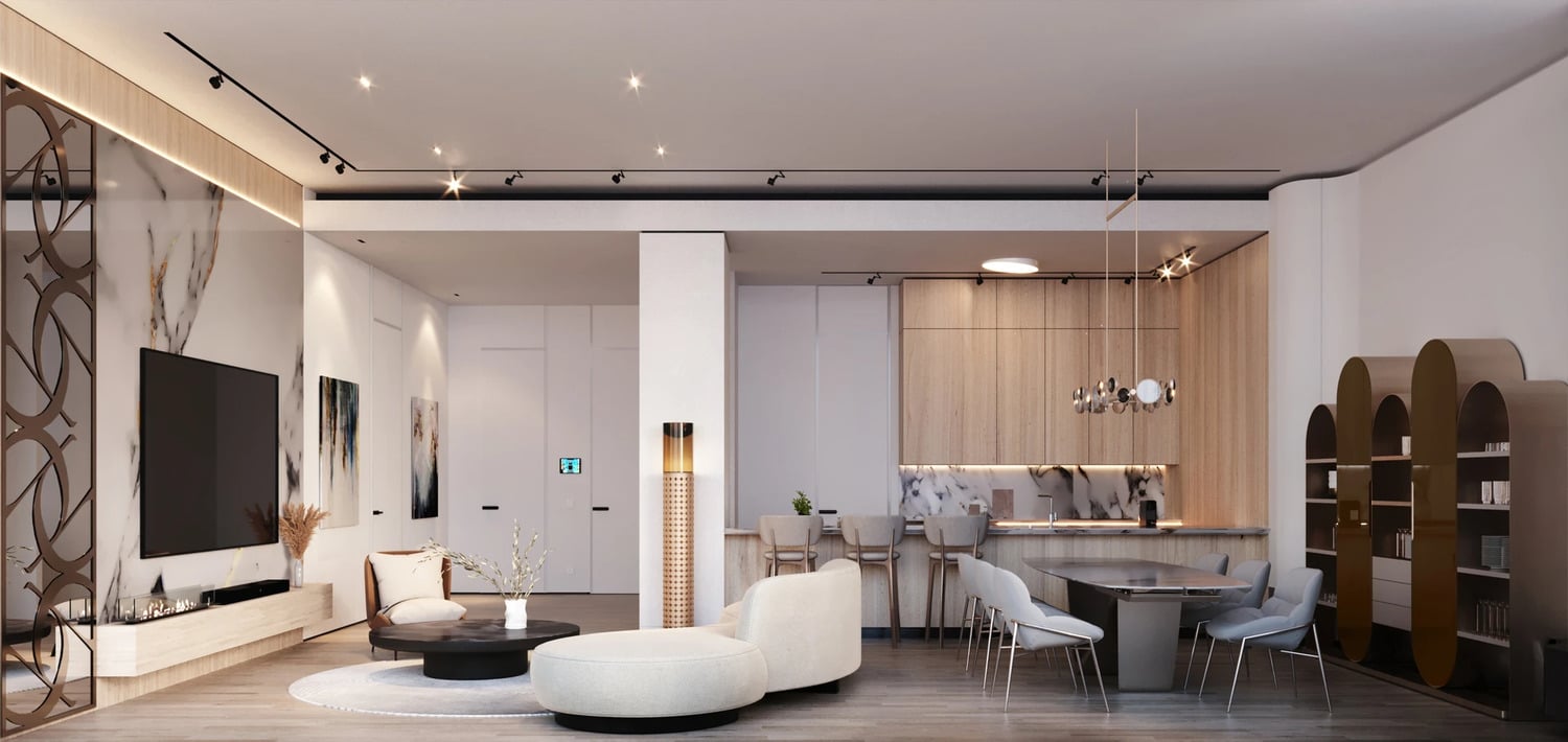Elie Saab Waterfront by Ohana Development, image 10 of 21. Render supplied by developer.