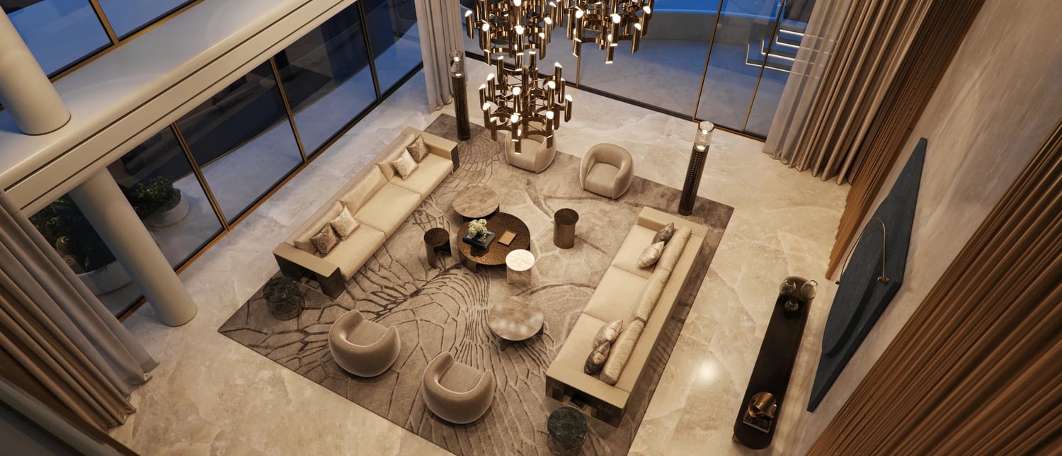 Elie Saab Waterfront by Ohana Development, image 12 of 21. Render supplied by developer.