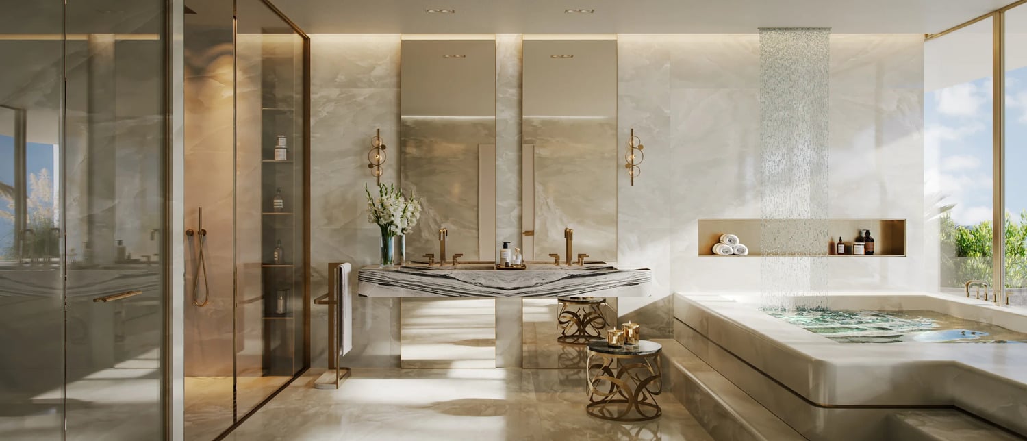 Elie Saab Waterfront by Ohana Development, image 18 of 21. Render supplied by developer.
