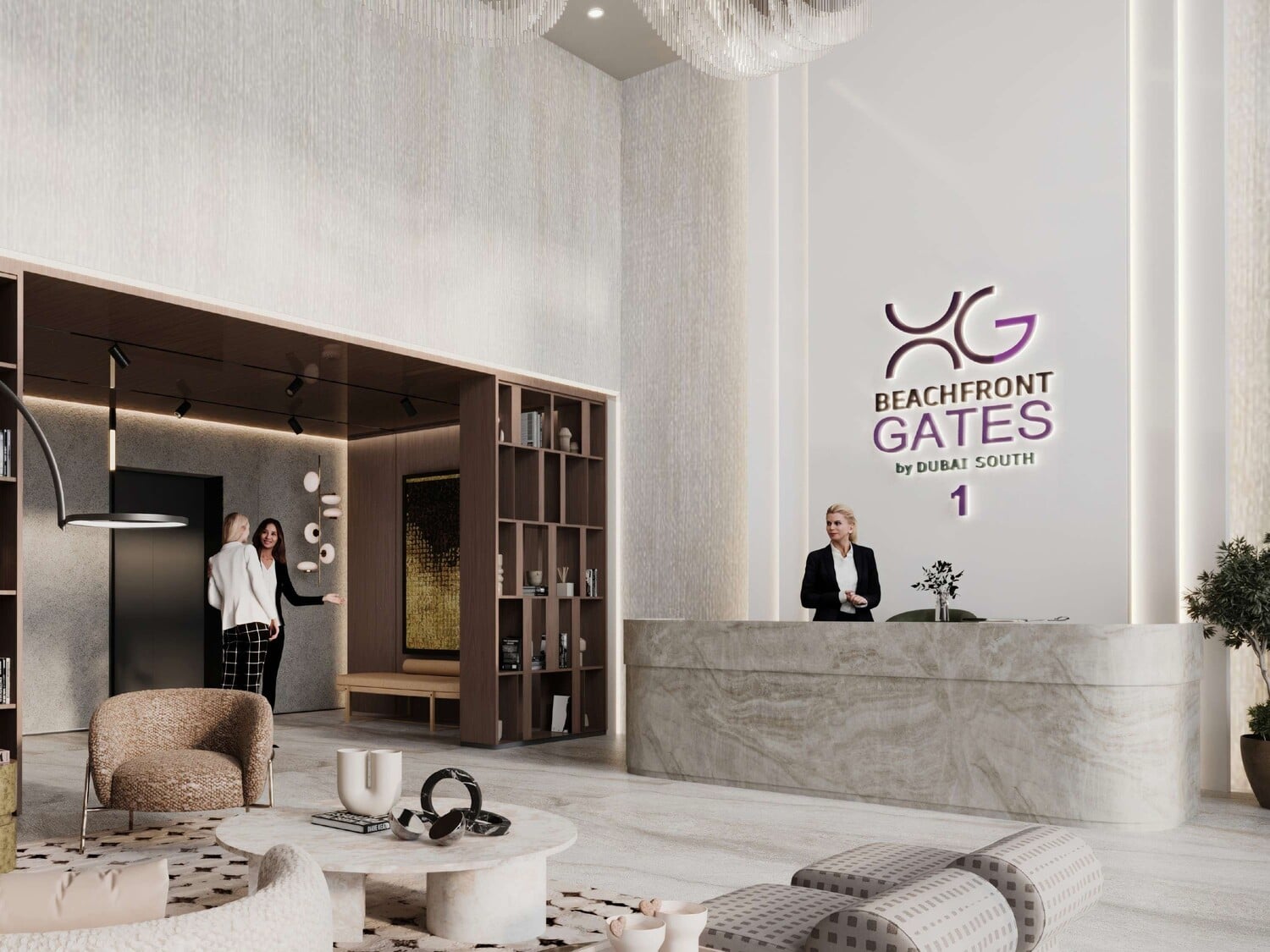 Beachfront Gates 2 by Dubai South, image 9 of 11. Render supplied by developer.