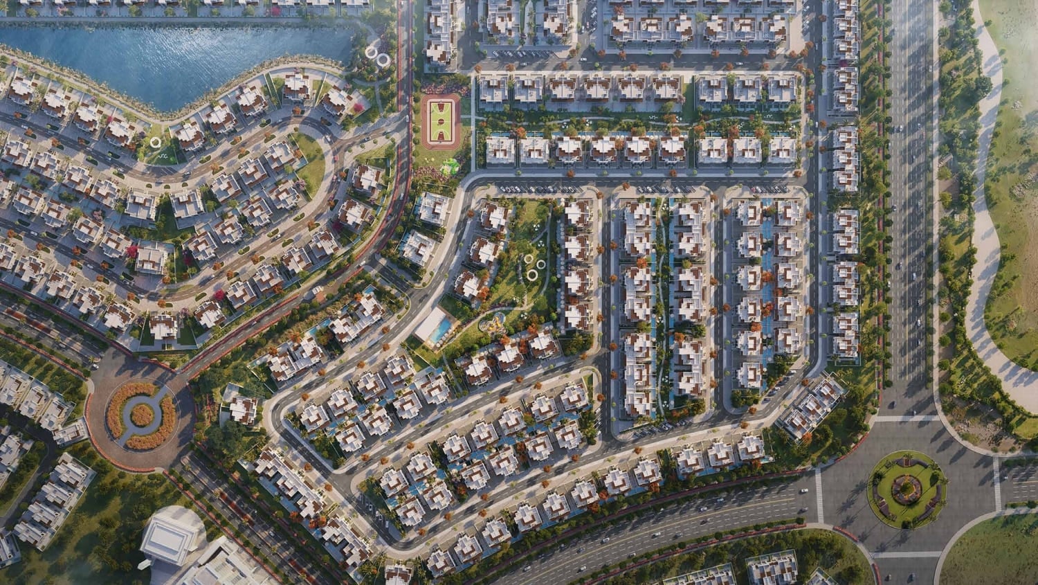 Hayat 4 and 5 by Dubai South, image 2 of 7. Render supplied by developer.
