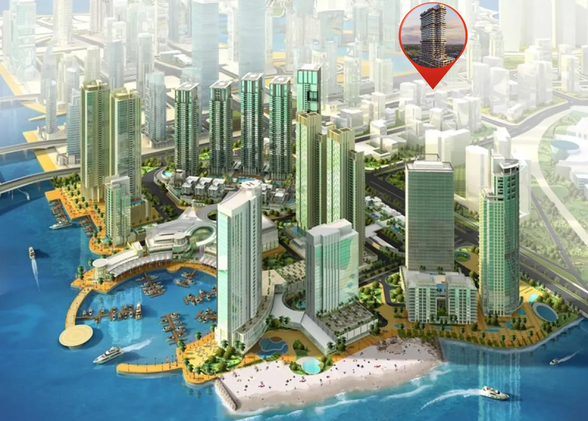 One Residence Al Reem Island, image 6 of 6. Render supplied by developer.
