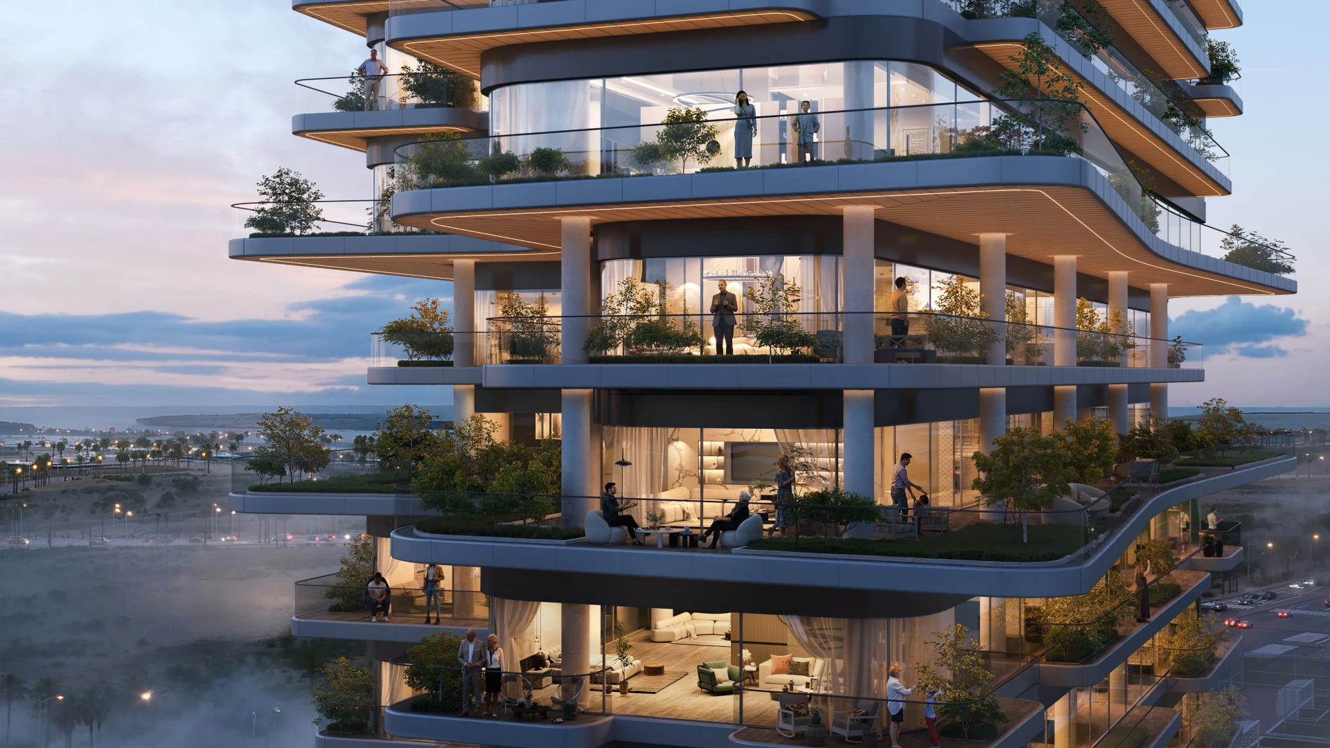 One Residence Al Reem Island, image 1 of 6. Render supplied by developer.