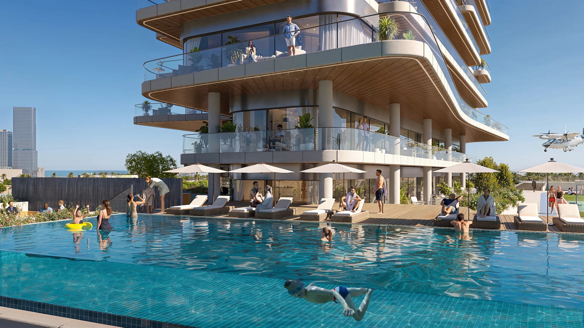 One Residence Al Reem Island, image 2 of 6. Render supplied by developer.