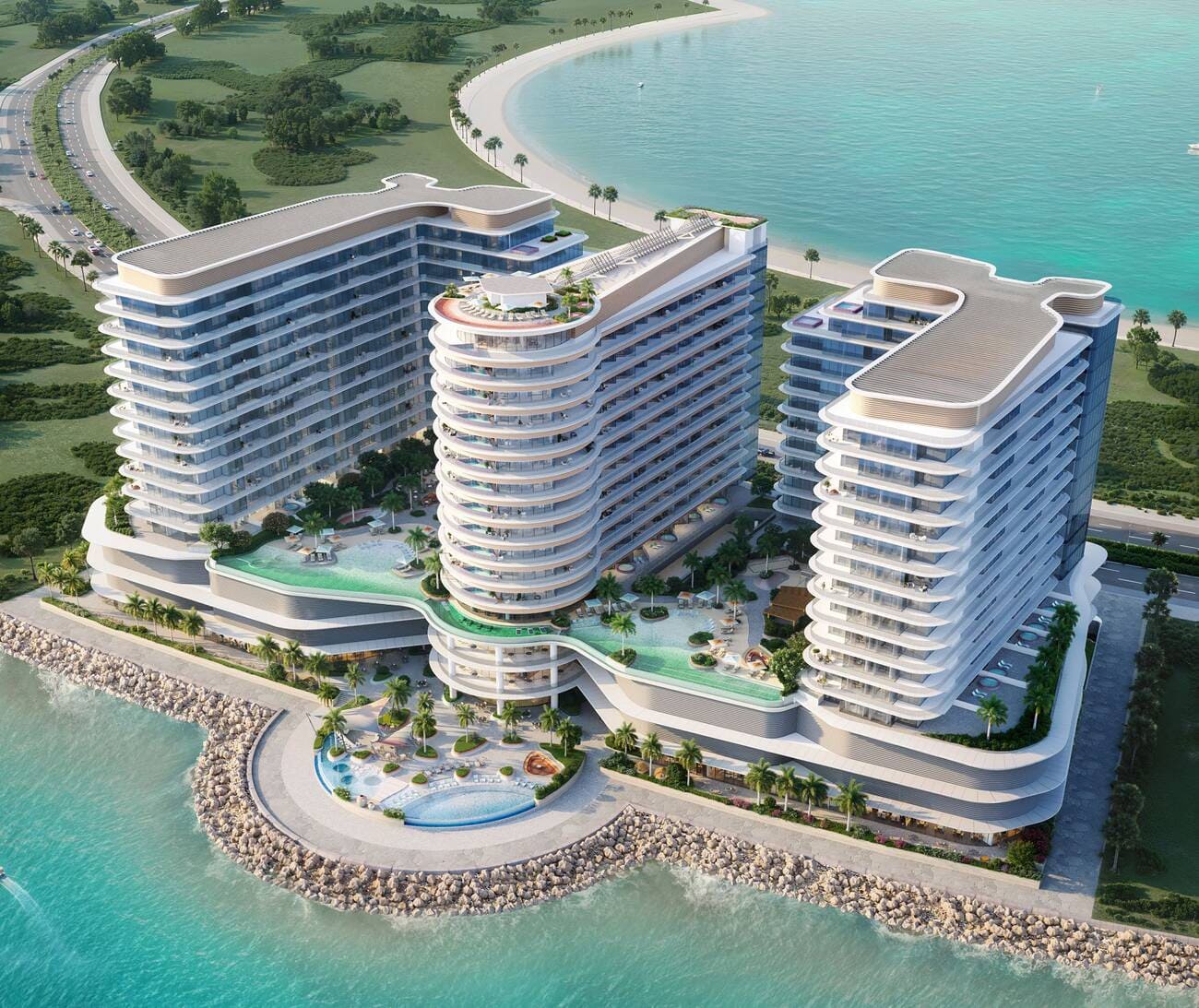 Trio Isle Tower (A & B) by Durar Properties, image 1 of 9. Render supplied by developer.