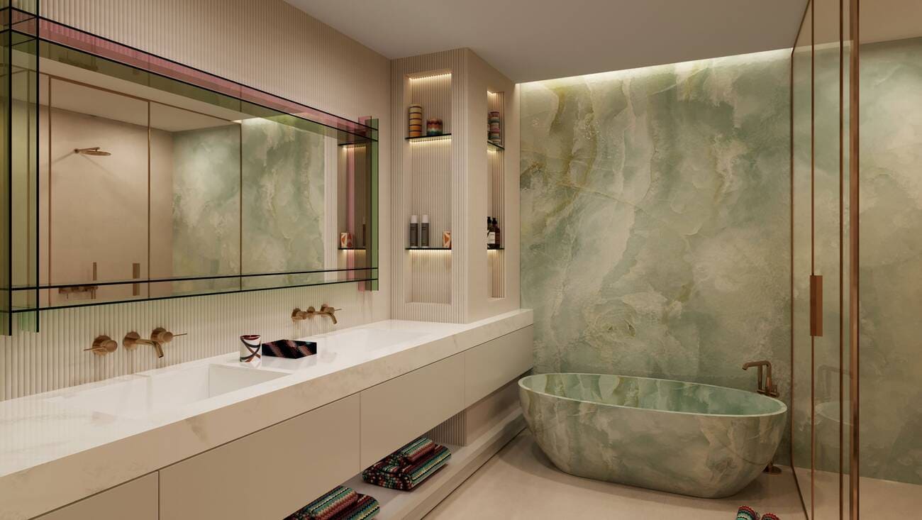 Trio Isle Tower (A & B) by Durar Properties, image 7 of 9. Render supplied by developer.