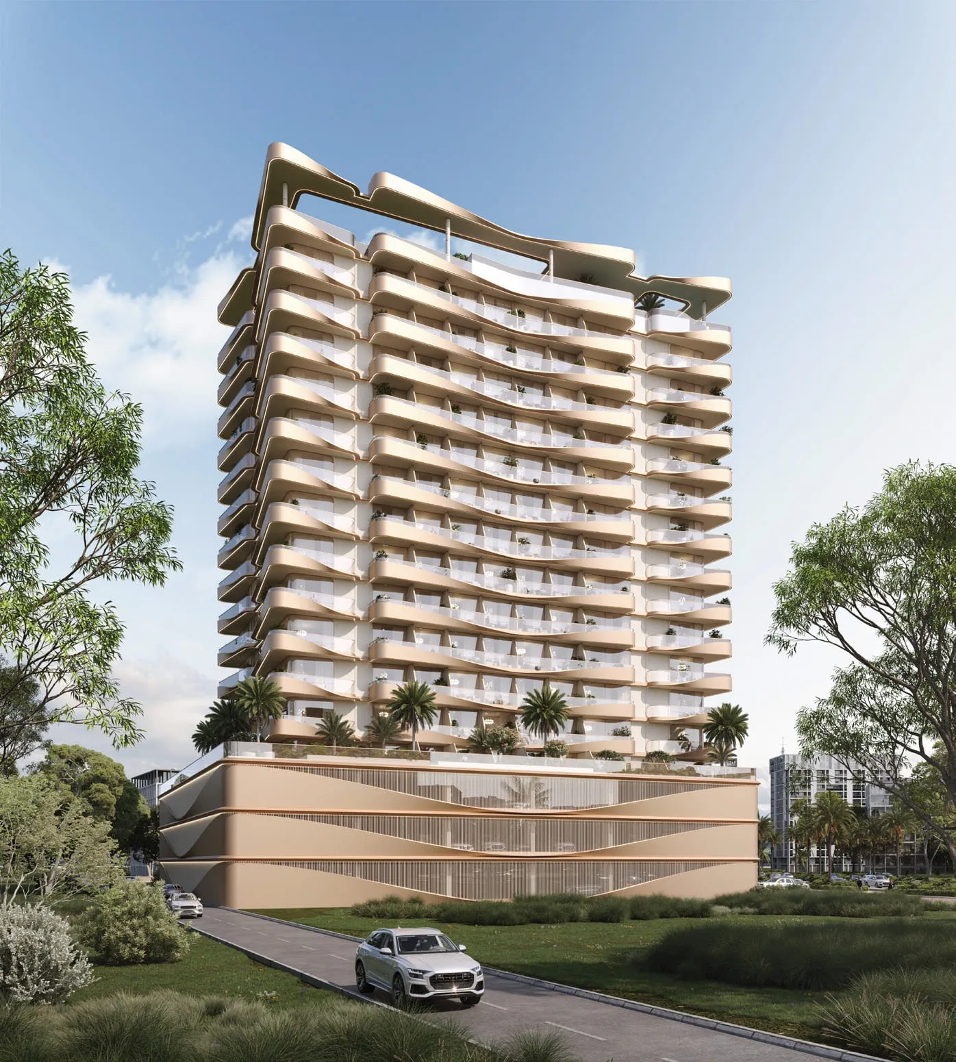 Nuve by Zoya Developments, image 1 of 17. Render supplied by developer.