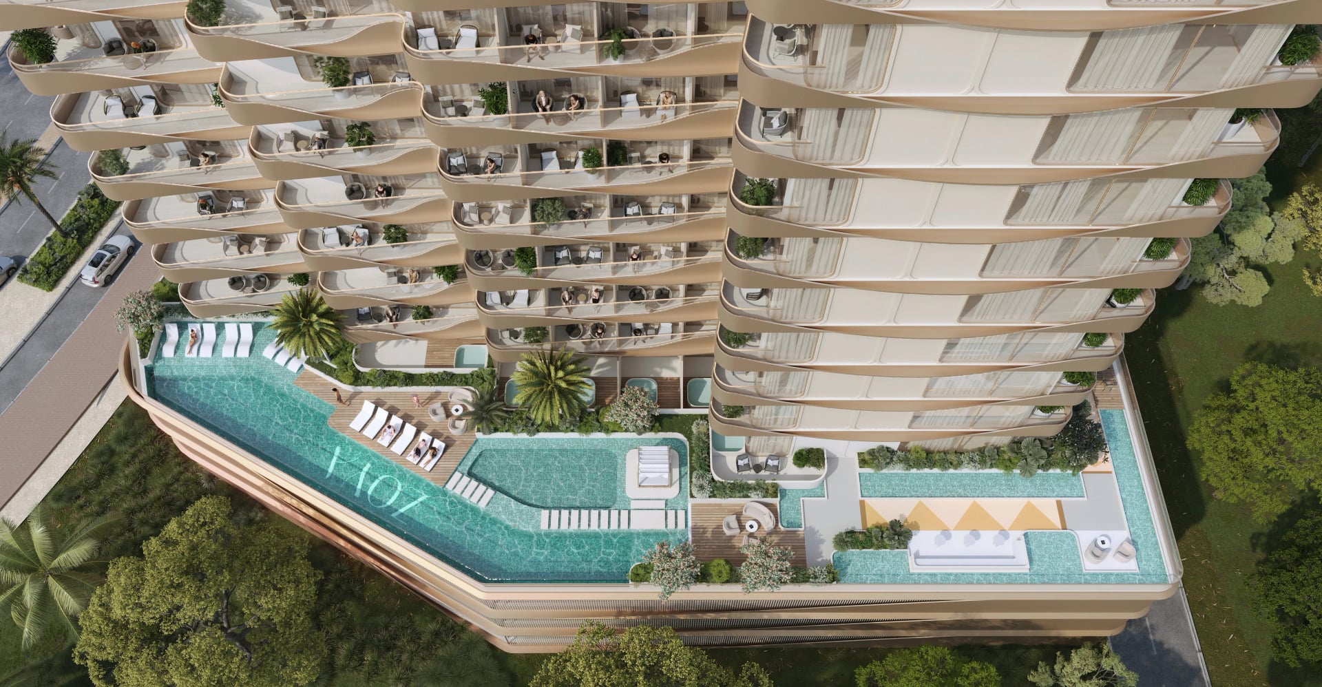 Nuve by Zoya Developments, image 4 of 17. Render supplied by developer.