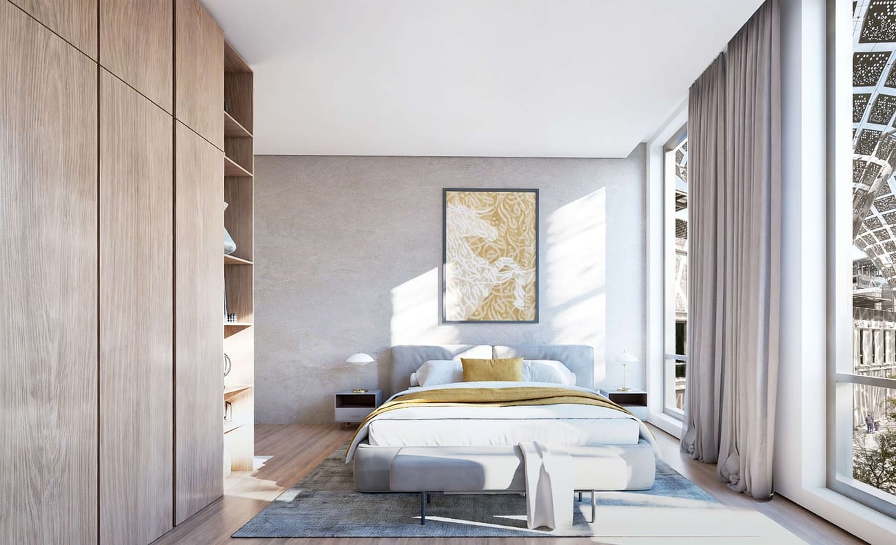 Al Waha 2 by Expo City, image 8 of 10. Render supplied by developer.