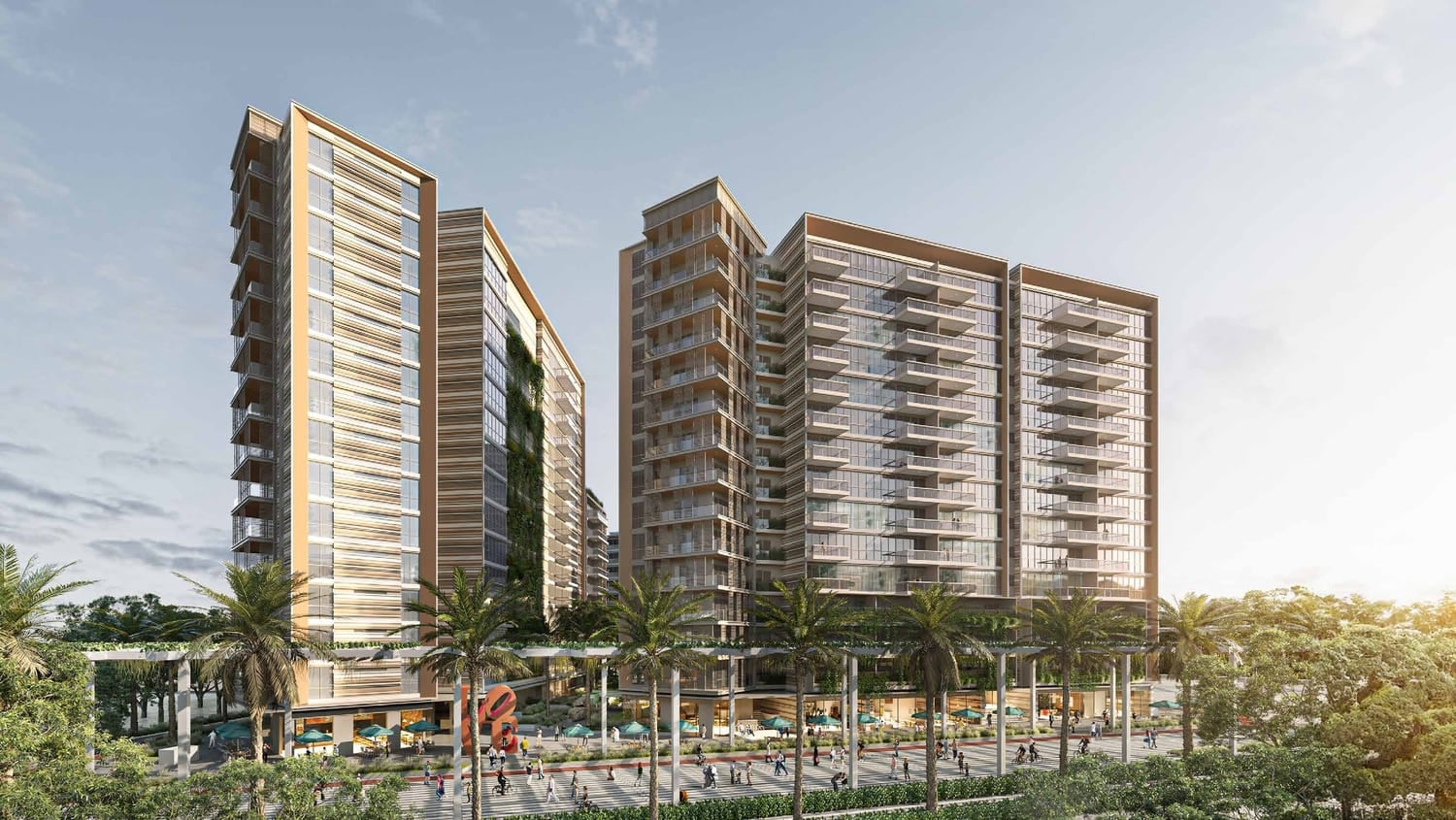 Sky Residences by Expo City, image 1 of 5. Render supplied by developer.