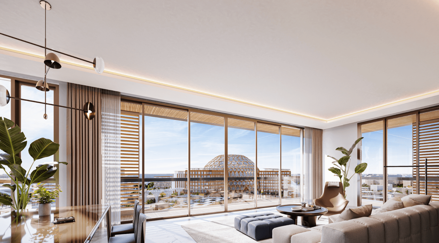 Sky Residences by Expo City, image 4 of 5. Render supplied by developer.