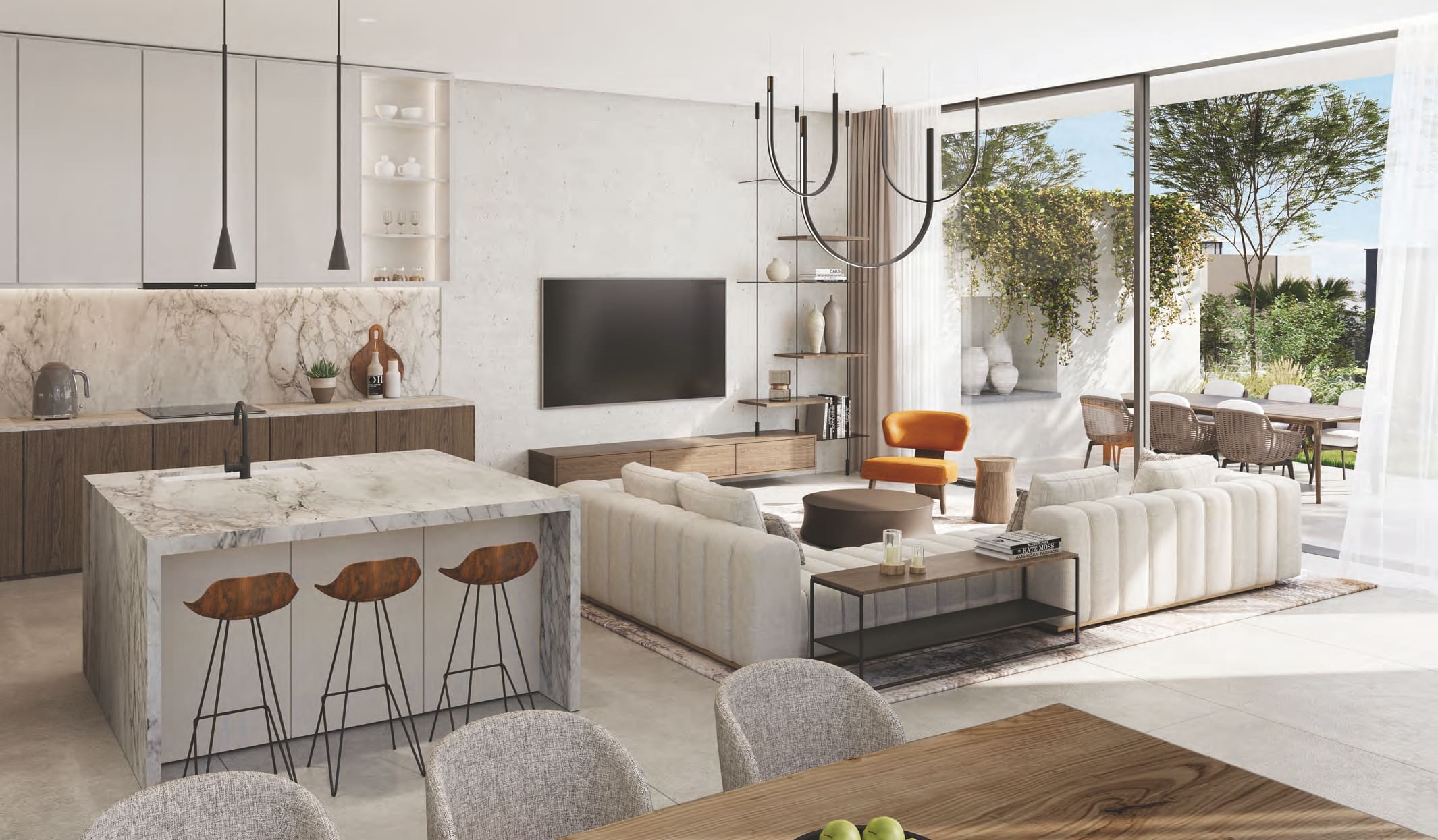 Yasmina Duet Villas by Expo City, image 9 of 11. Render supplied by developer.