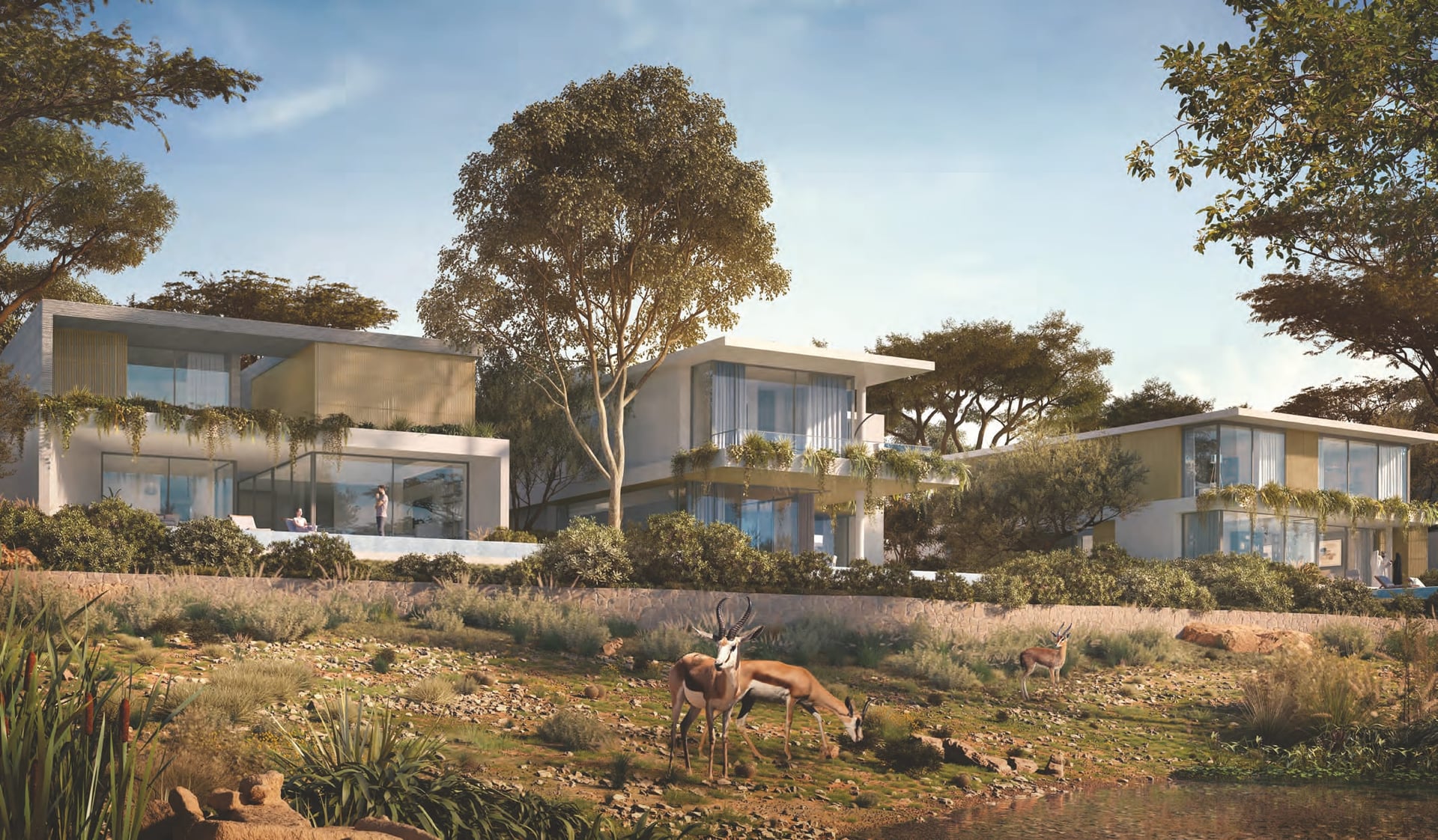 Yasmina Duet Villas by Expo City, image 3 of 11. Render supplied by developer.
