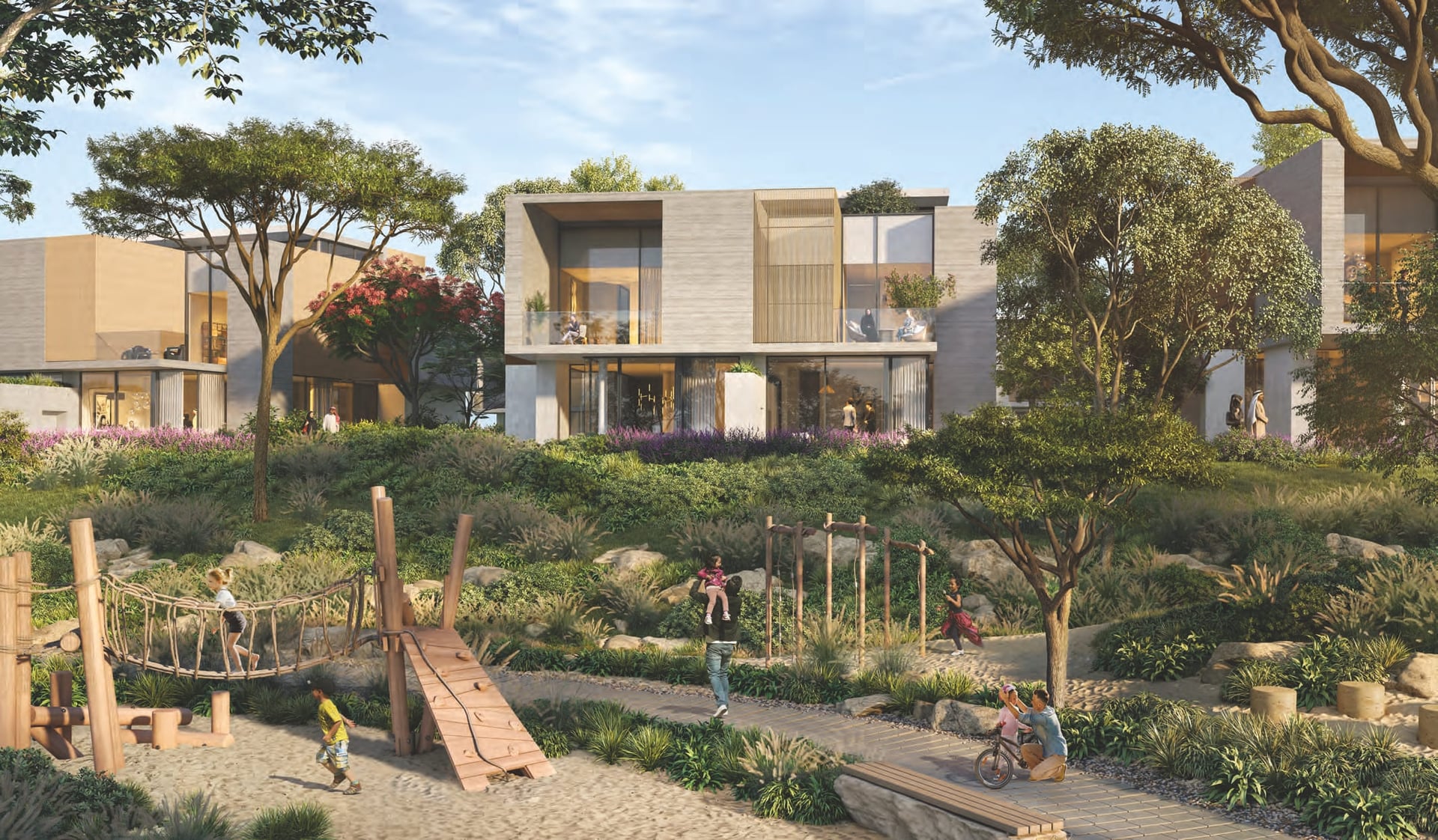 Yasmina Duet Villas by Expo City, image 5 of 11. Render supplied by developer.