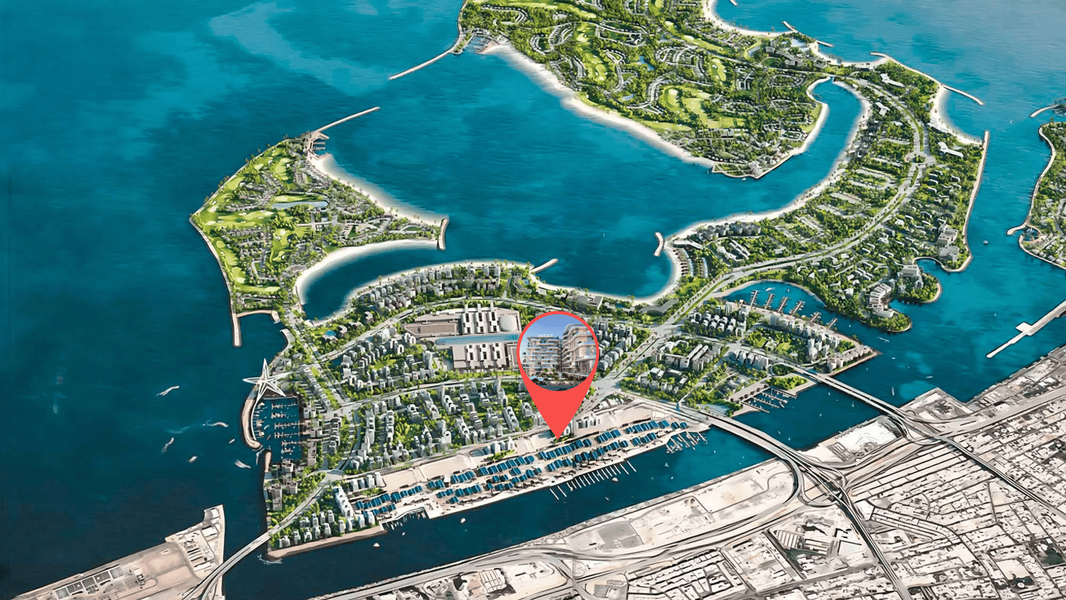 Cotier House 2 by Imtiaz in Dubai Islands, render supplied by developer