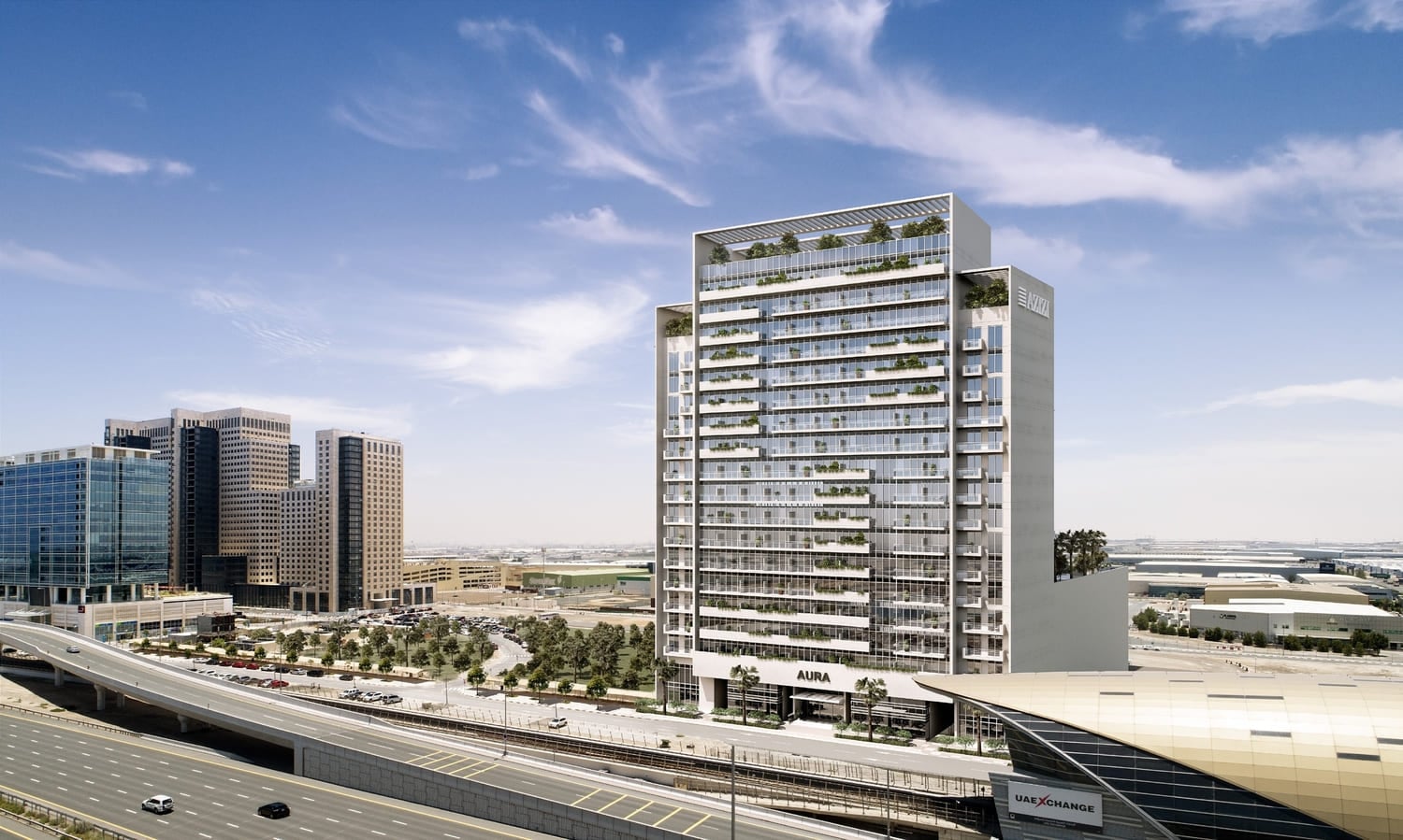 Azizi Aura, Jebel Ali Freezone Extension. Render supplied by developer.