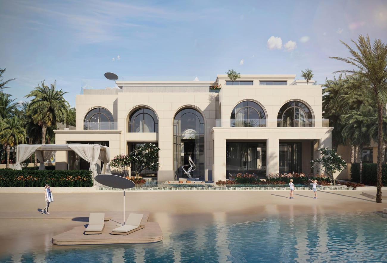 Monaco Mansions by Azizi, image 4 of 37. Render supplied by developer.